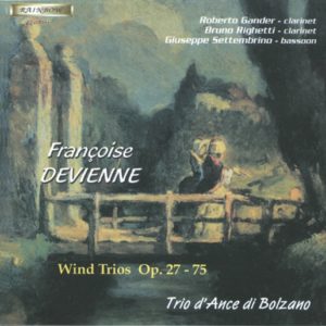 Francois Devienne -2 CD - Trios op. 27 / op. 75 / Trio d'Ance di Bolzano