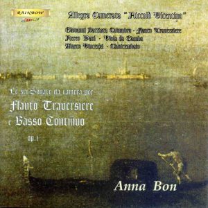 Anna Bon - Sonate op, 1 for Flute Traversiere and continuo / Camerata Nicolò Vicentino